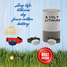 Works with Extreme Dog Fence Perimeter Brand - 6v Battery for Active Receivers