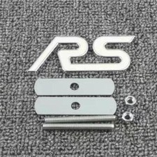 RS 3D Logo Metal Car Front Grille Badge Emblem For Ford Mondeo Carnival sports