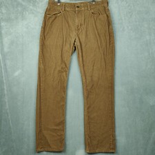 Vineyard Vines Corduroy Pants Mens 34x32 Brown Preppy Casual 5 Pocket Pant
