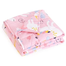 Mr. Sandman Weighted Blanket 7 lbs Twin/Full-Size Bed, Best for 50-90lb Cozy ...