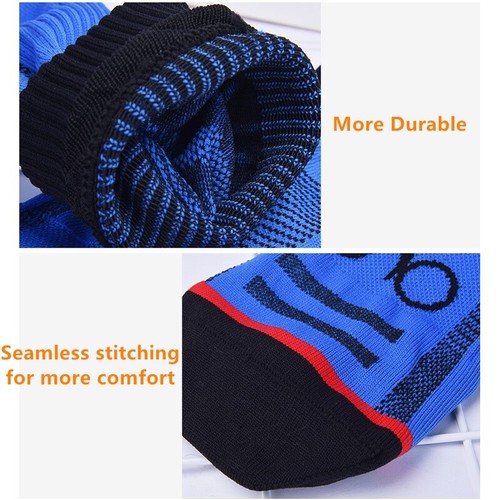 Pro Mens Womens Road Cycling Riding Bicycle Bike Sports Ankle Socks MTB BMX Blue - Picture 91 of 104