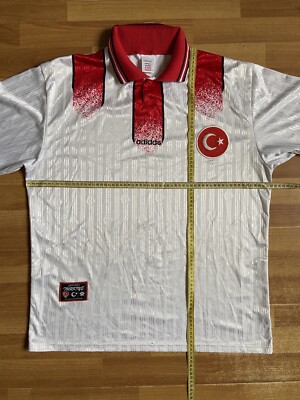 TURKEY 1996 1998 AWAY FOOTBALL SHIRT SOCCER JERSEY ADIDAS sz XL