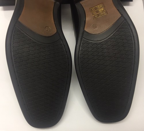 Bruno Marc Men Oxfords Shoes Square Toe Lace up Classic Dress Size 9.5 US Black - Picture 16 of 22