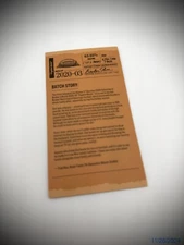 Bookers Bourbon 2020-03 “Pigskin Batch” Advertising Recipe Insert Card