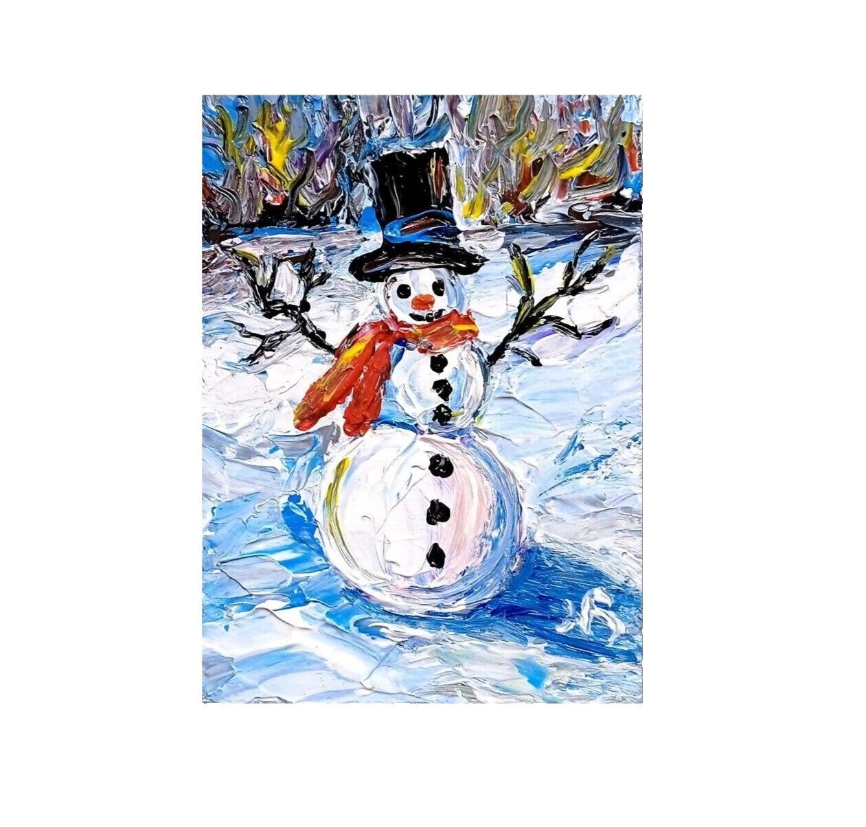 Arte en miniatura de Navidad