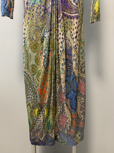 Vestido manga larga estampado cachemir/flores Etro para mujer talla 42 - Imagen 6 de 12
