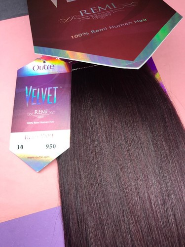 TERCIOPELO REMI YAKI_OUTRE 100%_humano_cabello_EXTENSIÓN DE TEJIDO RECTO_10"_#950 - Imagen 2 de 3