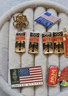 Lot Vtg Olympics Pin Memorabilia Mix COCA-COLA USA US SKI 84 SARAJEVO + ATLANTA — photo 2