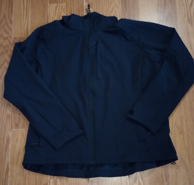 NWOT Mens Kirkland Jacket Size Large Water and Rain Repellent Black Large 