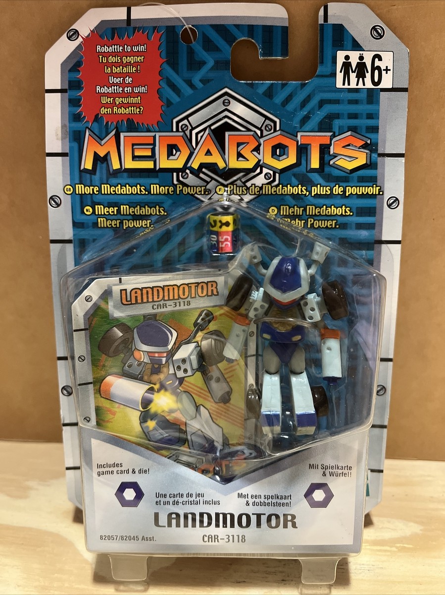 Medabots Action Figure Landmotor 2.5” Brand New In Box With Card