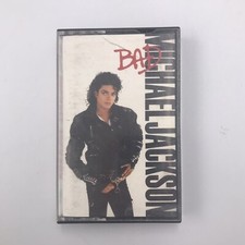 Bad - Michael Jackson - Compact Audio Cassette Music Tape Musicassette w/ Case