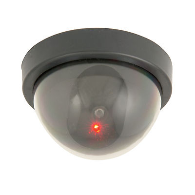 Fake Dome CCTV Outdoor Überwachungskamera Blinkend Rot Lockvogel LED Realistisch Dummy