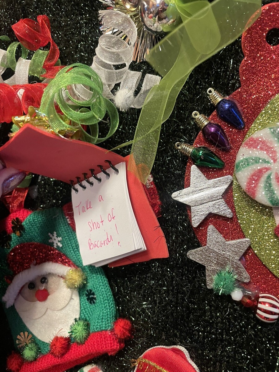 RARE show stopper Bacardi Ugly Interactive Christmas Sweater