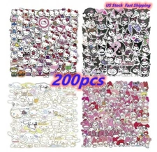 200Pcs Stickers Pack Cartoon Anime Cinnamoroll Hello Kitty My Melody Kuromi us