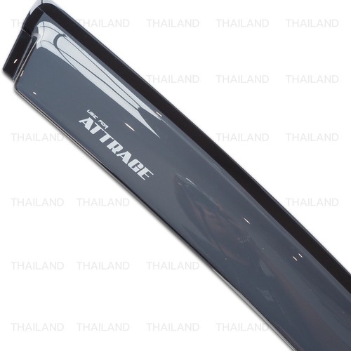 Rain Visor Weather Guard Shield Black For Mitsubishi Attrage 4Door 2013 - 2022 - Bild 9 von 10