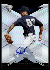 2020 Panini Chronicles Titanium Autographs Deivi Garcia New York Yankees #WIP-6