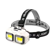 Head Torch Work Light Headband Floodlight Rechargeable