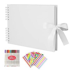 EVNEED Scrapbook Photo AlbumWedding Guest Book Anniversary Memory Scrapbookin...