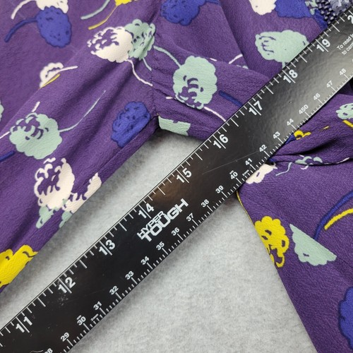 Boden Womens Dress size 6 Purple Floral Beaded Rhinestones Sequin Trim Event - Picture 7 of 13
