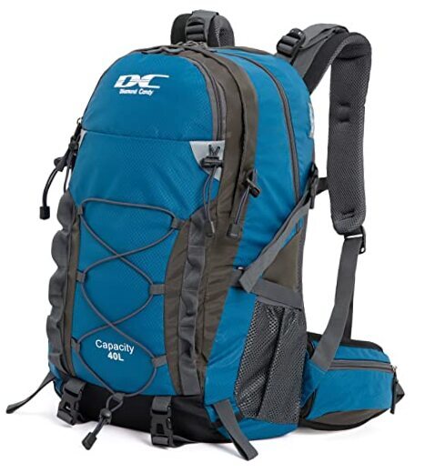 Waterproof Lightweight Hiking Backpack for Men Women Daypack in Blue