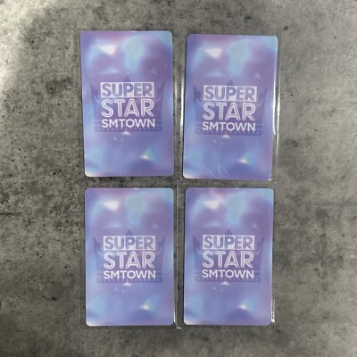 aespa SMTOWN superstar ロンドン 限定 4枚セット aespa photocard set Superstar SMtown official london limited