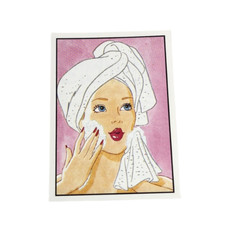 VINTAGE 1989 MATTEL FIGURINE PANINI BARBIE ALBUM STICKER NOS NEW OLD STOCK  53