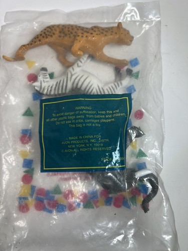 Avon Safari Adventure Animals Zebra Leopard Elephant Lot Pack NEW - Picture 3 of 3