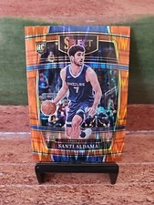 2021-22 Select Santi Aldama Concourse Orange Shimmer Prizm RC #64 Grizzlies