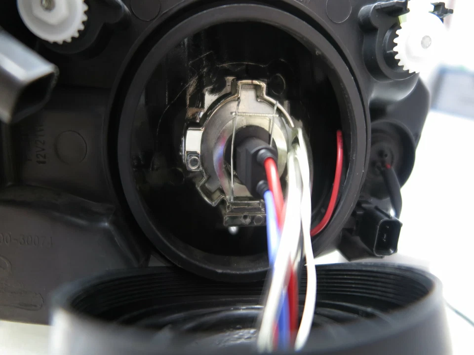 Faro proyector Cruze J300 MK1 2008-2011 CCFL negro EE. UU. para HOLDEN LHD Foto 4 de 4