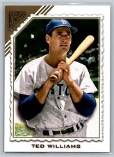 2022 Topps Gallery  Baseball #119 Ted Williams HOF Boston Red Sox