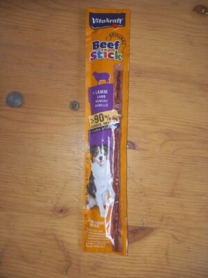 Vitakraft Beef Stick Original mit Lamm - 30 x 12g - Leckerli Sticks Hunde