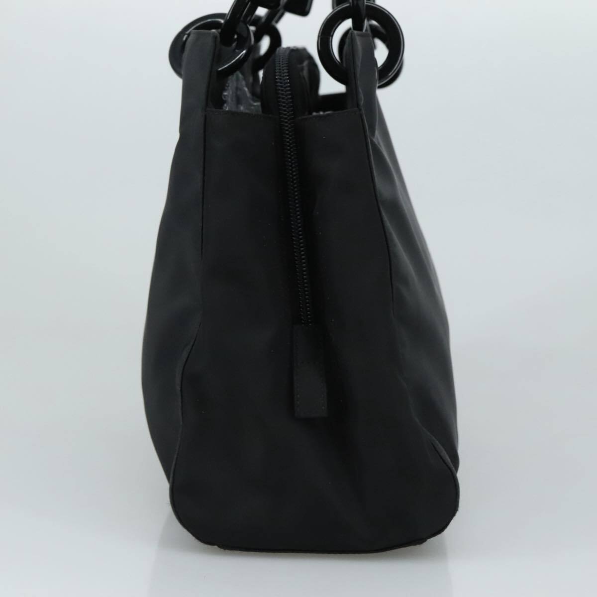 PRADA Hand Bag Nylon Black Auth 105532 | eBay