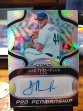 2019 Panini Prizm Jake Thompson Pro Penmanship Autograph PP-JT