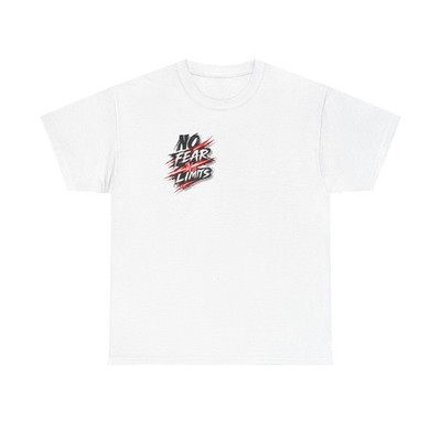 No Fear No Limits Tee | Motivational Graphic Shirt, Streetwear