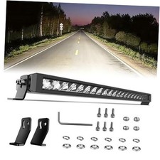 22 Inch Slim LED Light Bar, 120W Spot Flood Combo Beam, Screwless 22 inch