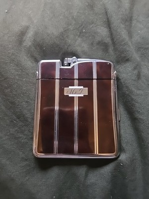Vintage 1940 s Ronson Ten A Case Art Deco Cigarette Lighter-UNTESTED- 