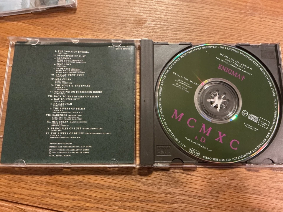 MCMXC a.D.  von Enigma | CD | Zustand gut o352 - Bild 3 von 3