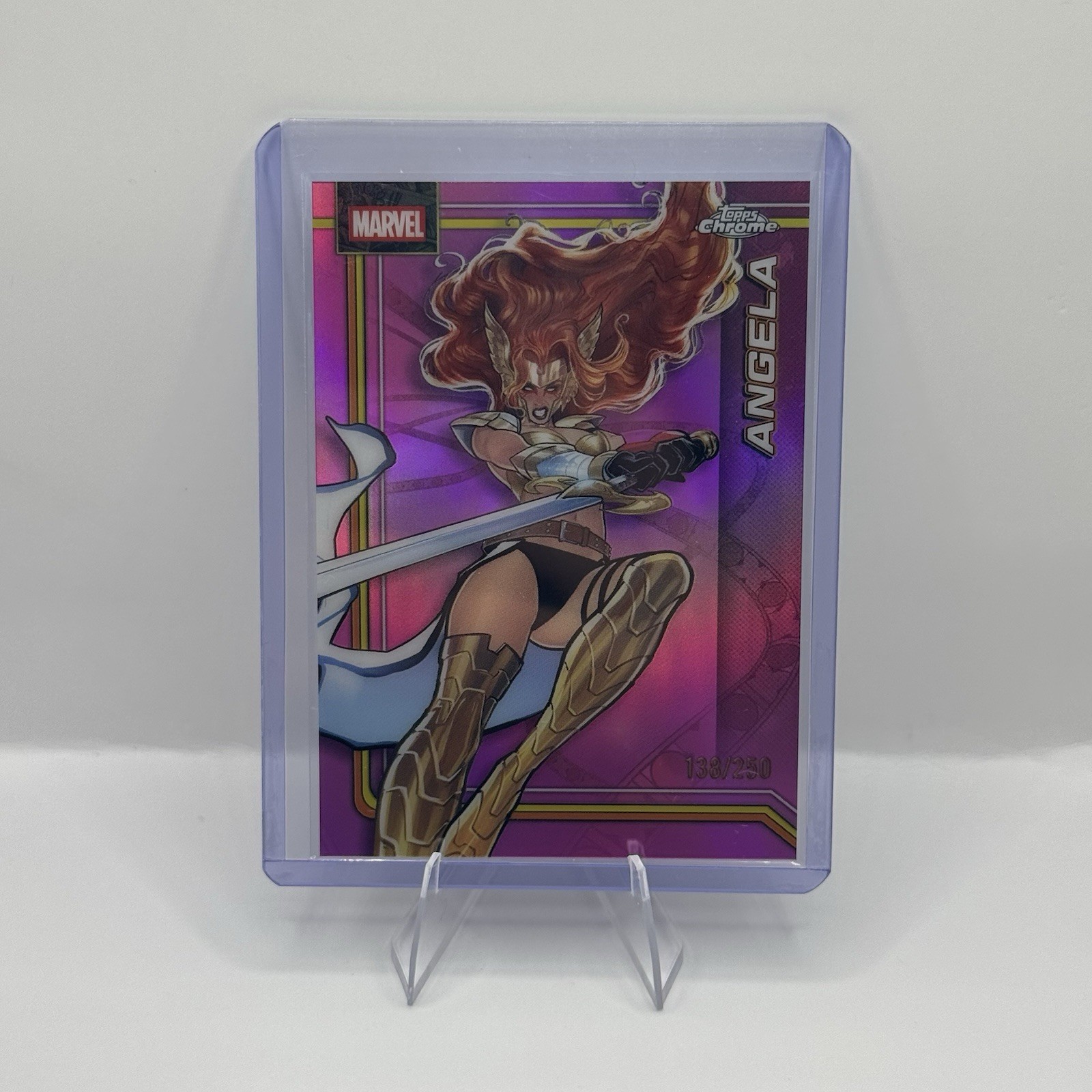 Topps 2026 Marvel Angela #101 Magenta Refractor Numbered /250