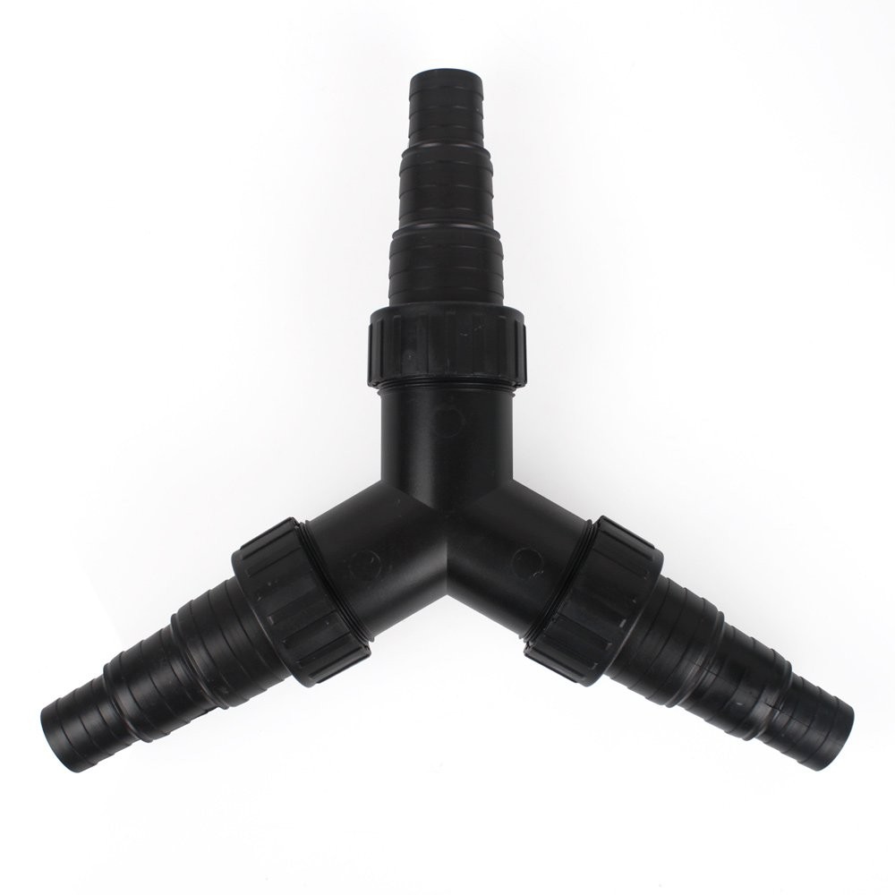 Répartiteur en Y pour pompe de bassin CST-02 idéal cascade et fontaine