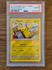 2019 Pokemon SM Unified Minds PSA 10 Pikachu #55 Reverse Foil Holo LOW POP