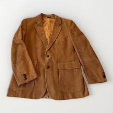 Vintage Tolentino for SIMS Brown Corduroy Blazer Men  s Size 42R Made in Poland