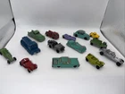 Vintage Metal Die Cast Toy Car Lot Of 14: Tootsie, Midgetoy, Lesney Matchbox