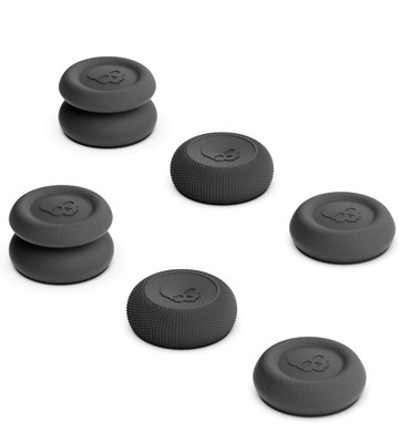 Skull & Co. Skin, CQC and FPS Thumb Grips Joystick Cap for PS4 / PS5 , 6PCS