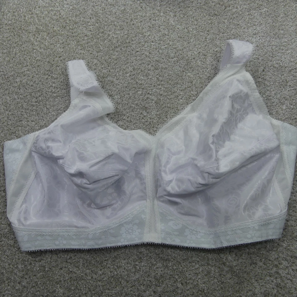 Playtex Bra Womens 54DDD White Wireless Support Smoothing 18 Hour 4693 - Image 2 of 4