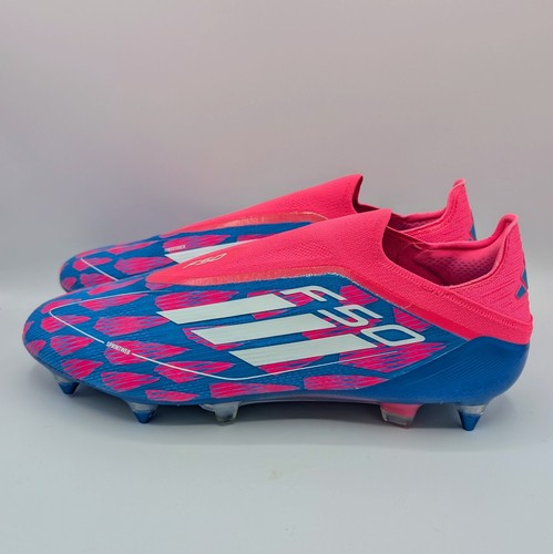 Adidas F50 Elite Laceless SG Blue/Pink IF1321 Men's Size 11/Women's 12 - Picture 3 of 7