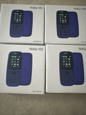 Nokia 105 Mobile Dual Network New Not Opened Black Phone 105 Selling 4 For £79