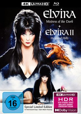 Elvira I und Elvira II Haunted Hills [Limited 4K UHD Mediabook + Bonus Blu-ray]
