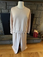 Super Soft Two Piece Lounge Set never worn but washed. See all details.