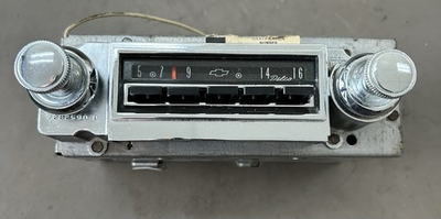 #ad Vintage GM Delco Radio 1963 64 Impala Full Size 76PRM 376 $50.00