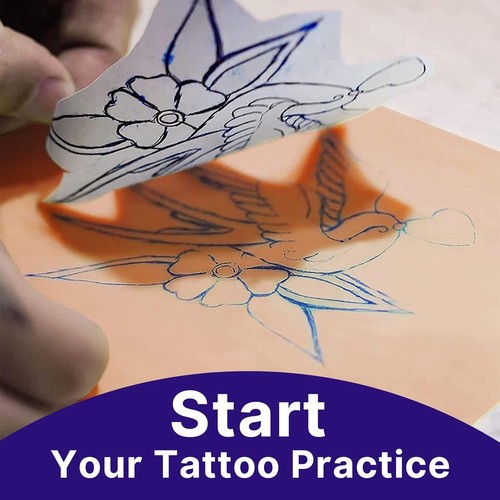 Ultimate Tattoo Practice Set: 10 Quality Skins + 20 Transfer Papers Included - Picture 9 of 9
